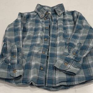 Crewcuts Plaid Button-Up Kids Shirt